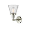 Innovations Lighting Small Cone 1 Light Semi-Flush Mount Part Of The Franklin Restoration Collection 201F-PN-G64-LED