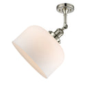 Innovations Lighting X-Large Bell 1 Light Semi-Flush Mount Part Of The Franklin Restoration Collection 201F-PN-G71-L