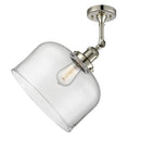 Innovations Lighting X-Large Bell 1 Light Semi-Flush Mount Part Of The Franklin Restoration Collection 201F-PN-G72-L-LED