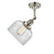 Innovations Lighting Large Bell 1 Light Semi-Flush Mount Part Of The Franklin Restoration Collection 201F-PN-G72-LED