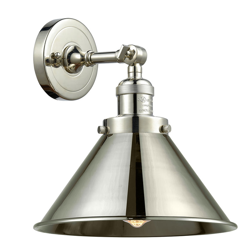 Innovations Lighting Briarcliff 1 Light Semi-Flush Mount Part Of The Franklin Restoration Collection 201F-PN-M10-PN-LED