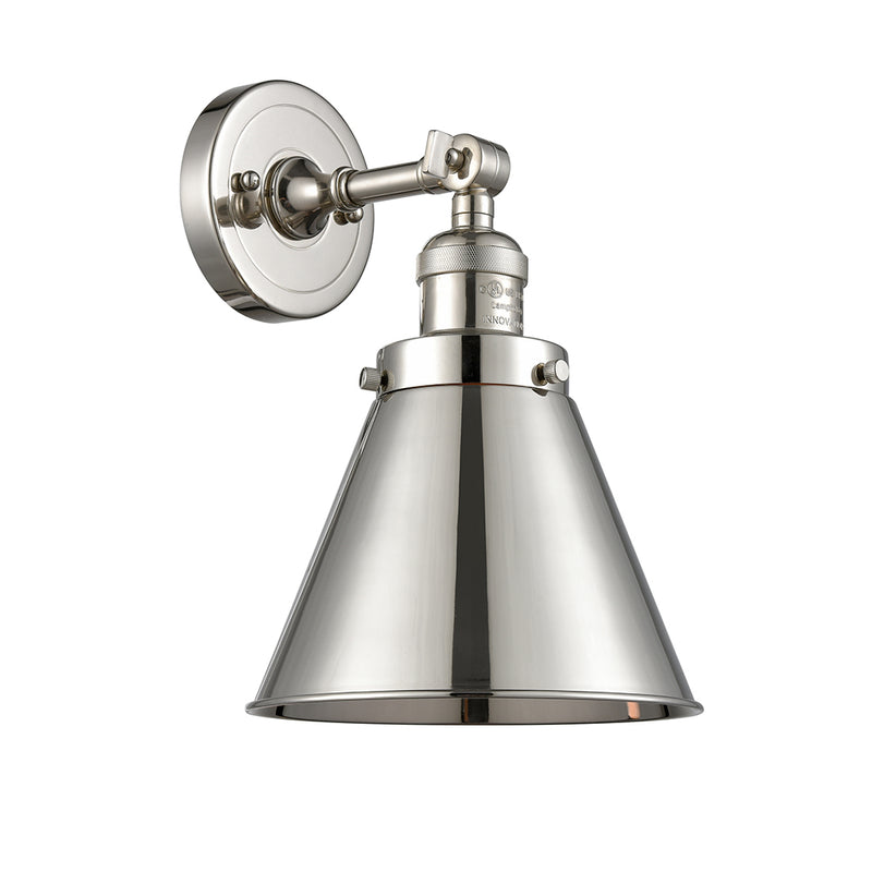 Innovations Lighting Appalachian 1 Light Semi-Flush Mount Part Of The Franklin Restoration Collection 201F-PN-M13-PN