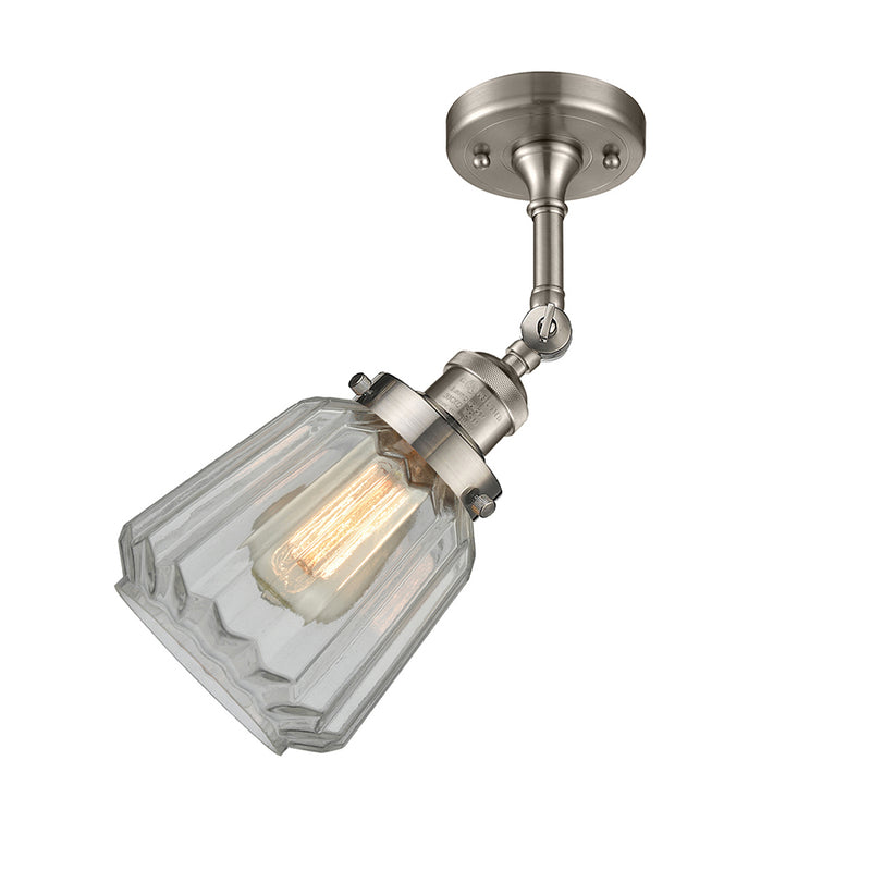 Innovations Lighting Chatham 1 Light Semi-Flush Mount Part Of The Franklin Restoration Collection 201F-SN-G142