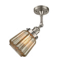 Innovations Lighting Chatham 1 Light Semi-Flush Mount Part Of The Franklin Restoration Collection 201F-SN-G146