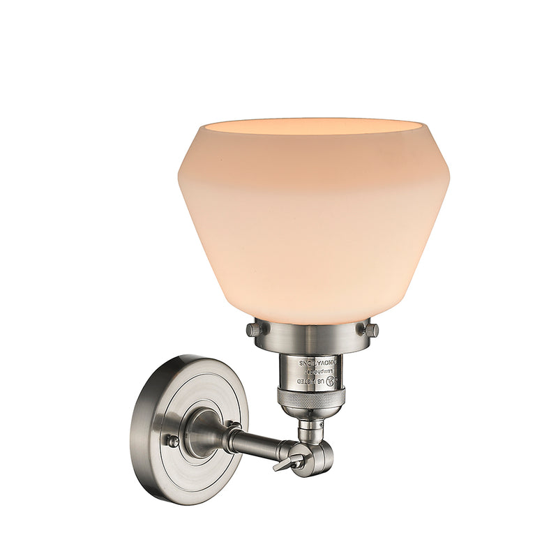 Innovations Lighting Fulton 1 Light Semi-Flush Mount Part Of The Franklin Restoration Collection 201F-SN-G171-LED