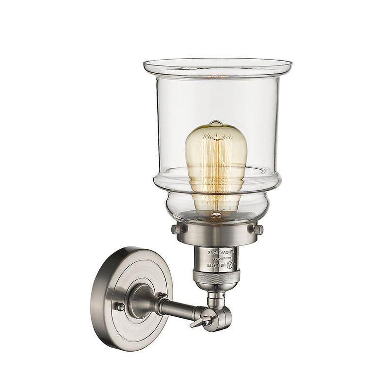 Innovations Lighting Canton 1 Light Semi-Flush Mount Part Of The Franklin Restoration Collection 201F-SN-G182-LED