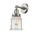 Innovations Lighting Canton 1 Light Semi-Flush Mount Part Of The Franklin Restoration Collection 201F-SN-G184-LED