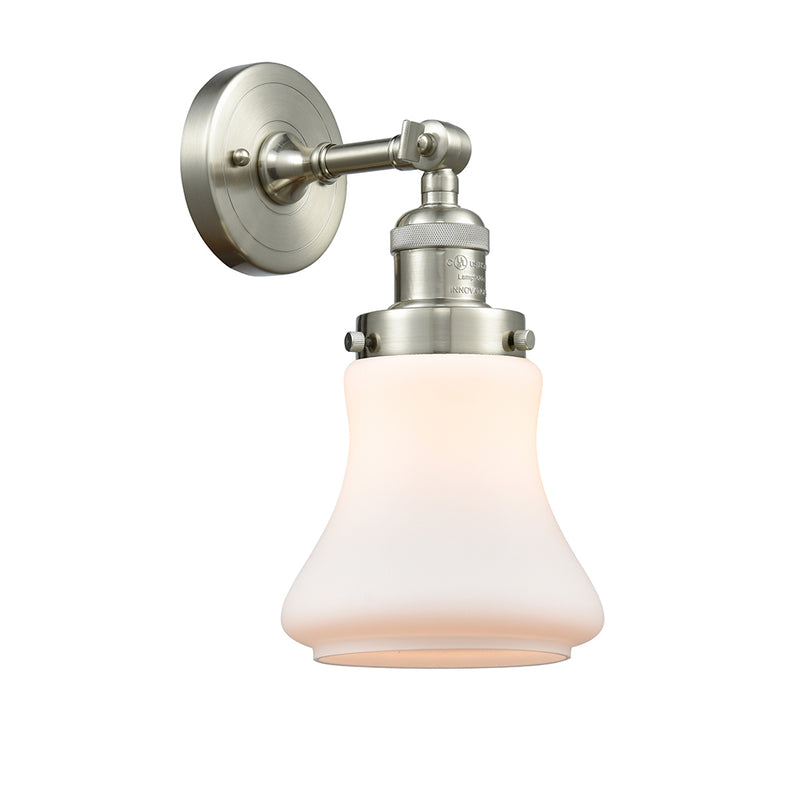 Innovations Lighting Bellmont 1 Light Semi-Flush Mount Part Of The Franklin Restoration Collection 201F-SN-G191