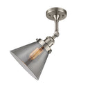 Innovations Lighting Large Cone 1 Light Semi-Flush Mount Part Of The Franklin Restoration Collection 201F-SN-G43