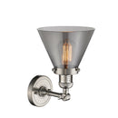 Innovations Lighting Large Cone 1 Light Semi-Flush Mount Part Of The Franklin Restoration Collection 201F-SN-G43