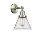 Innovations Lighting Large Cone 1 Light Semi-Flush Mount Part Of The Franklin Restoration Collection 201F-SN-G44