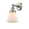 Innovations Lighting Small Cone 1 Light Semi-Flush Mount Part Of The Franklin Restoration Collection 201F-SN-G61-LED