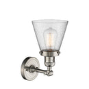 Innovations Lighting Small Cone 1 Light Semi-Flush Mount Part Of The Franklin Restoration Collection 201F-SN-G64-LED