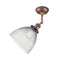 Innovations Lighting Seneca Falls 1 Light Semi-Flush Mount Part Of The Franklin Restoration Collection 201FBP-ACBK-G222