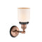 Innovations Lighting Small Bell 1 Light Semi-Flush Mount Part Of The Franklin Restoration Collection 201FBP-ACBK-G51