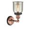 Innovations Lighting Small Bell 1 Light Semi-Flush Mount Part Of The Franklin Restoration Collection 201FBP-ACBK-G58