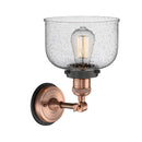 Innovations Lighting Large Bell 1 Light Semi-Flush Mount Part Of The Franklin Restoration Collection 201FBP-ACBK-G74