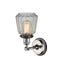 Innovations Lighting Chatham 1 Light Semi-Flush Mount Part Of The Franklin Restoration Collection 201FBP-PNBK-G142