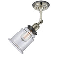 Innovations Lighting Canton 1 Light Semi-Flush Mount Part Of The Franklin Restoration Collection 201FBP-PNBK-G182