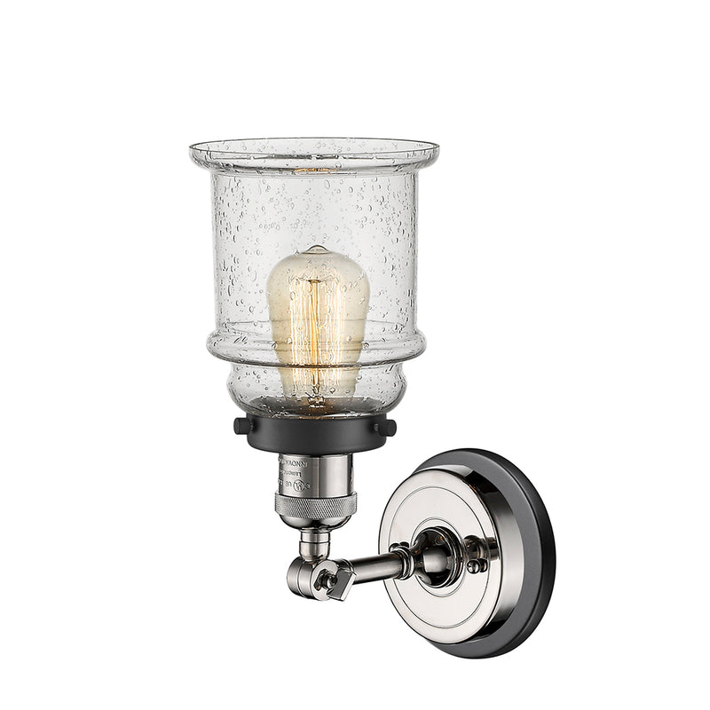 Innovations Lighting Canton 1 Light Semi-Flush Mount Part Of The Franklin Restoration Collection 201FBP-PNBK-G184