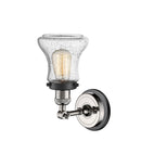 Innovations Lighting Bellmont 1 Light Semi-Flush Mount Part Of The Franklin Restoration Collection 201FBP-PNBK-G194