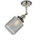 Innovations Lighting Stanton 1 Light Semi-Flush Mount Part Of The Franklin Restoration Collection 201FBP-PNBK-G262