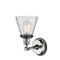 Innovations Lighting Small Cone 1 Light Semi-Flush Mount Part Of The Franklin Restoration Collection 201FBP-PNBK-G62