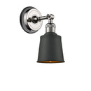 Innovations Lighting Addison 1 Light Semi-Flush Mount Part Of The Franklin Restoration Collection 201FBP-PNBK-M9-BK