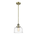 Innovations Lighting Large Bell 1 Light Mini Pendant part of the Franklin Restoration Collection 201S-AB-G713