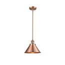 Briarcliff Mini Pendant shown in the Antique Copper finish with a Antique Copper shade