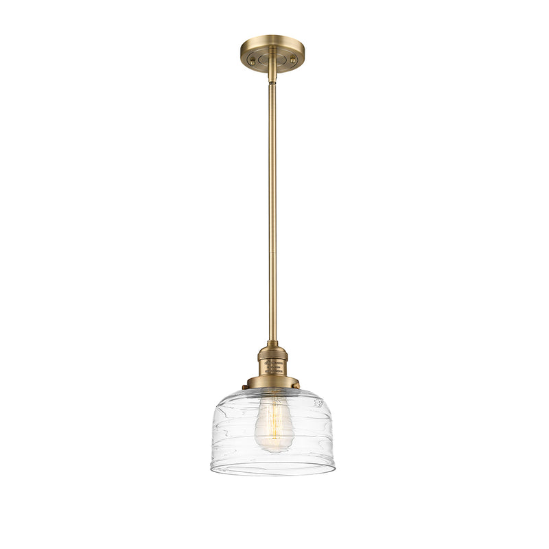 Innovations Lighting Large Bell 1 Light Mini Pendant part of the Franklin Restoration Collection 201S-BB-G713