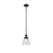 Cone Mini Pendant shown in the Matte Black finish with a Clear shade