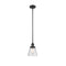 Cone Mini Pendant shown in the Matte Black finish with a Seedy shade