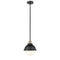 Hampden Mini Pendant shown in the Matte Black finish with a Matte White shade