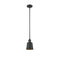 Addison Mini Pendant shown in the Matte Black finish with a Matte Black shade