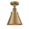 Canton Mini Pendant shown in the Oil Rubbed Bronze finish with a Clear shade