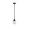 Beacon Mini Pendant shown in the Oil Rubbed Bronze finish with a Clear shade