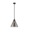 Cone Mini Pendant shown in the Oil Rubbed Bronze finish with a Plated Smoke shade