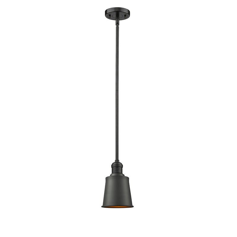 Addison Mini Pendant shown in the Oil Rubbed Bronze finish with a Oil Rubbed Bronze shade