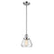 Fulton Mini Pendant shown in the Polished Chrome finish with a Clear shade