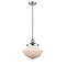 Oxford Mini Pendant shown in the Polished Chrome finish with a Matte White shade