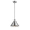 Briarcliff Mini Pendant shown in the Polished Chrome finish with a Polished Chrome shade