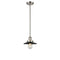 Innovations Lighting Railroad 1 Light 8" Mini Pendant 201S-SN-M6-BK