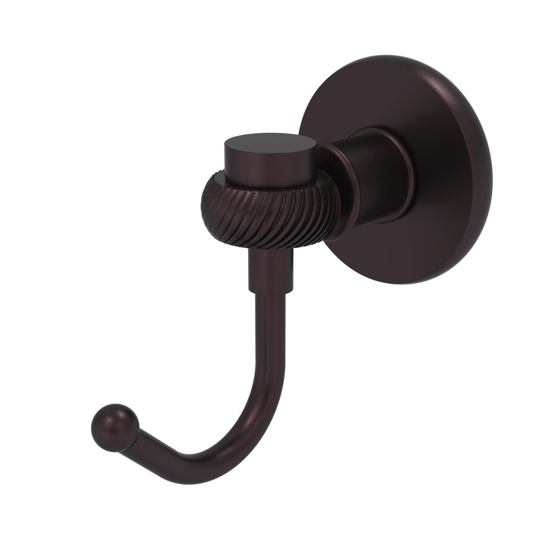 Allied Brass Continental Collection Robe Hook with Twist Accents 2020T-ABZ