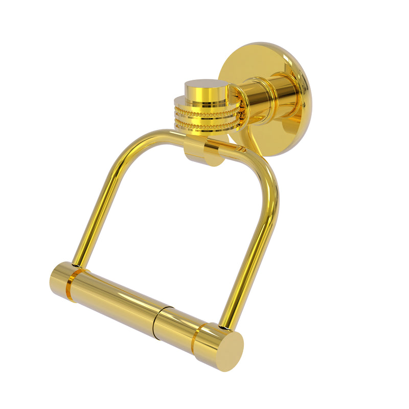 Allied Brass Continental Collection 2 Post Toilet Tissue Holder with Dotted Accents 2024D-PB