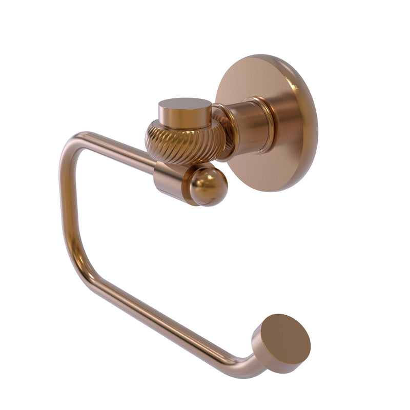 Allied Brass Continental Collection Euro Style Toilet Tissue Holder with Twisted Accents 2024ET-BBR