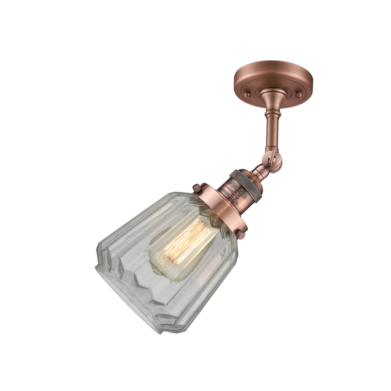 Innovations Lighting Chatham 1 Light Sconce Part Of The Franklin Restoration Collection 203-AC-G142-LED