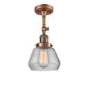 Innovations Lighting Fulton 1 Light Sconce Part Of The Franklin Restoration Collection 203-AC-G172-LED