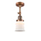 Innovations Lighting Small Canton 1 Light Sconce Part Of The Franklin Restoration Collection 203-AC-G181S-LED