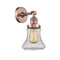 Bellmont Sconce shown in the Antique Copper finish with a Seedy shade